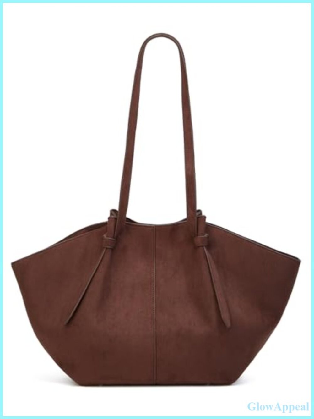 Suede Tote Bag for Women Slouchy Hobo Shoulder Bag Large Crossbody Purse